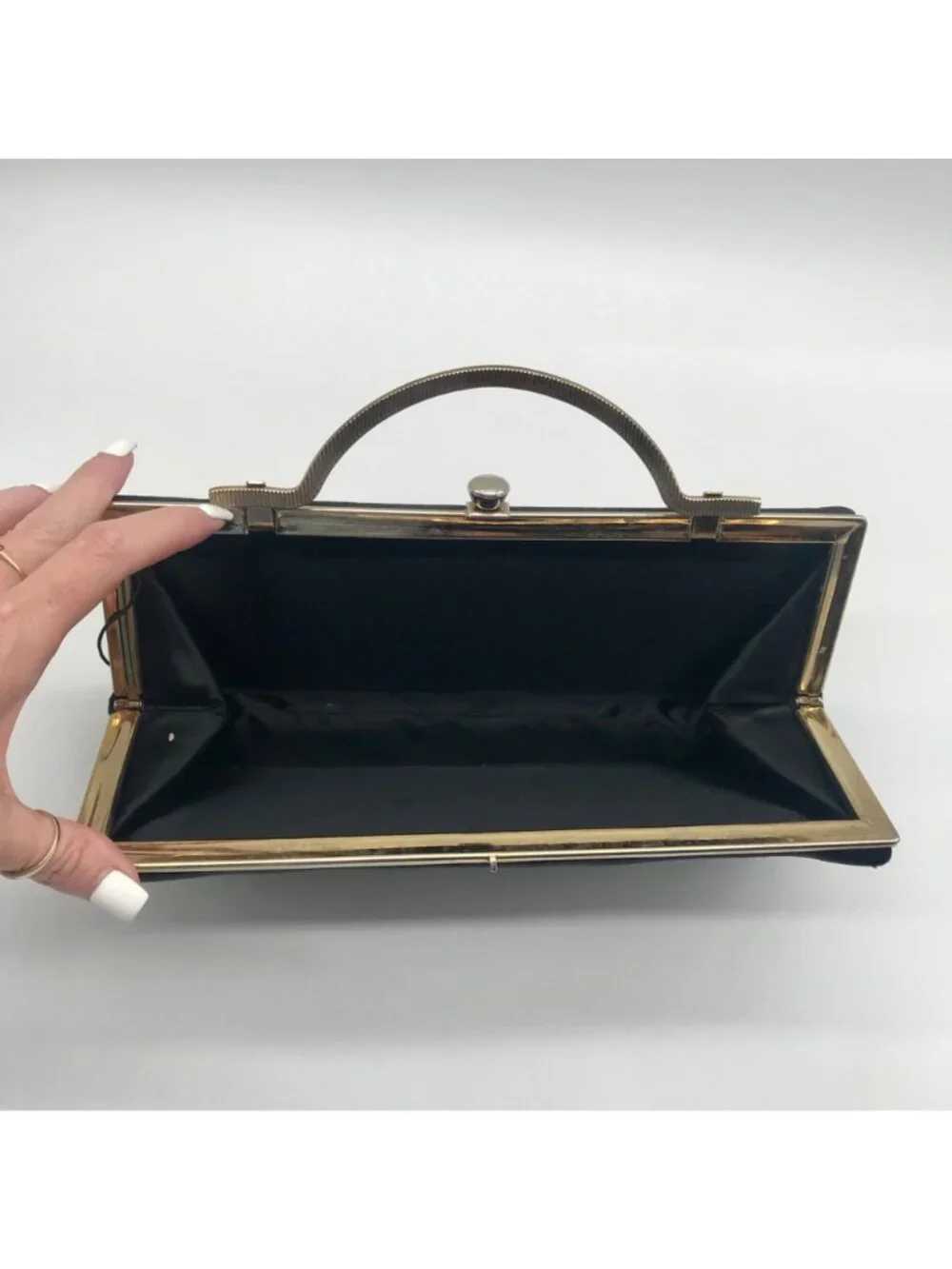 After Five Black Vintage Evening Handbag